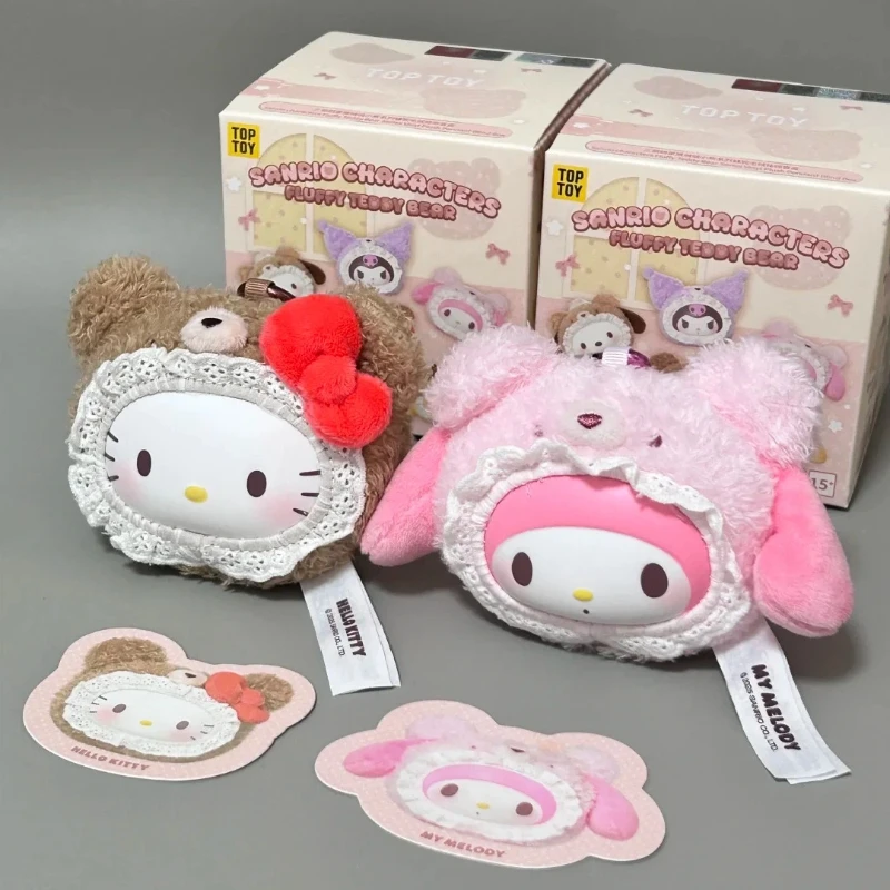 

Toptoy Sanrio персонажи пушистый плюшевый мишка серии виниловый брелок слепая коробка прекрасный 10 см Куроми и моя мелодия кулон кукла подарок для девочки
