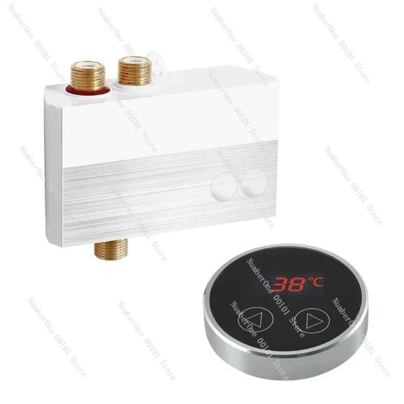 

Digital LCD Touch Thermostatic Faucet Mixing Water Controller Water Temperature Mixer Mixed Controller G1/2" EU Plug