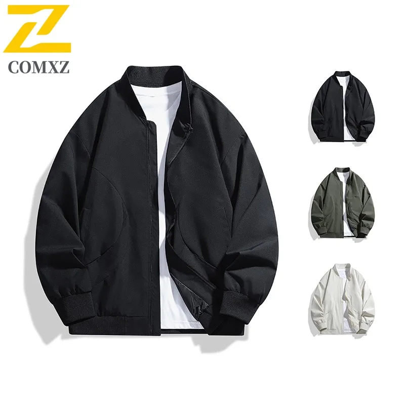 

COMXZ Jacket Lightweight softshell Spring Waterproof Windproof Abrasion-Resistant Hooded Outdoor Coat for Hiking Camping Fishing