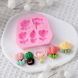 Cartoon Animals Ice Cream Flower Silicone Molds Creative Fondant Cake Chocolate Mould Diy Cake Decoration Accessories