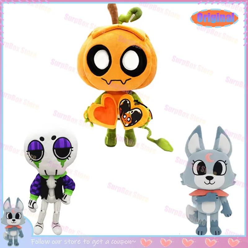 

В наличии плюшевая кукла Dandy's World Gourdy — милое мягкое животное на тему аниме, рождественский подарок на Хэллоуин, коллекционная для всех возрастов