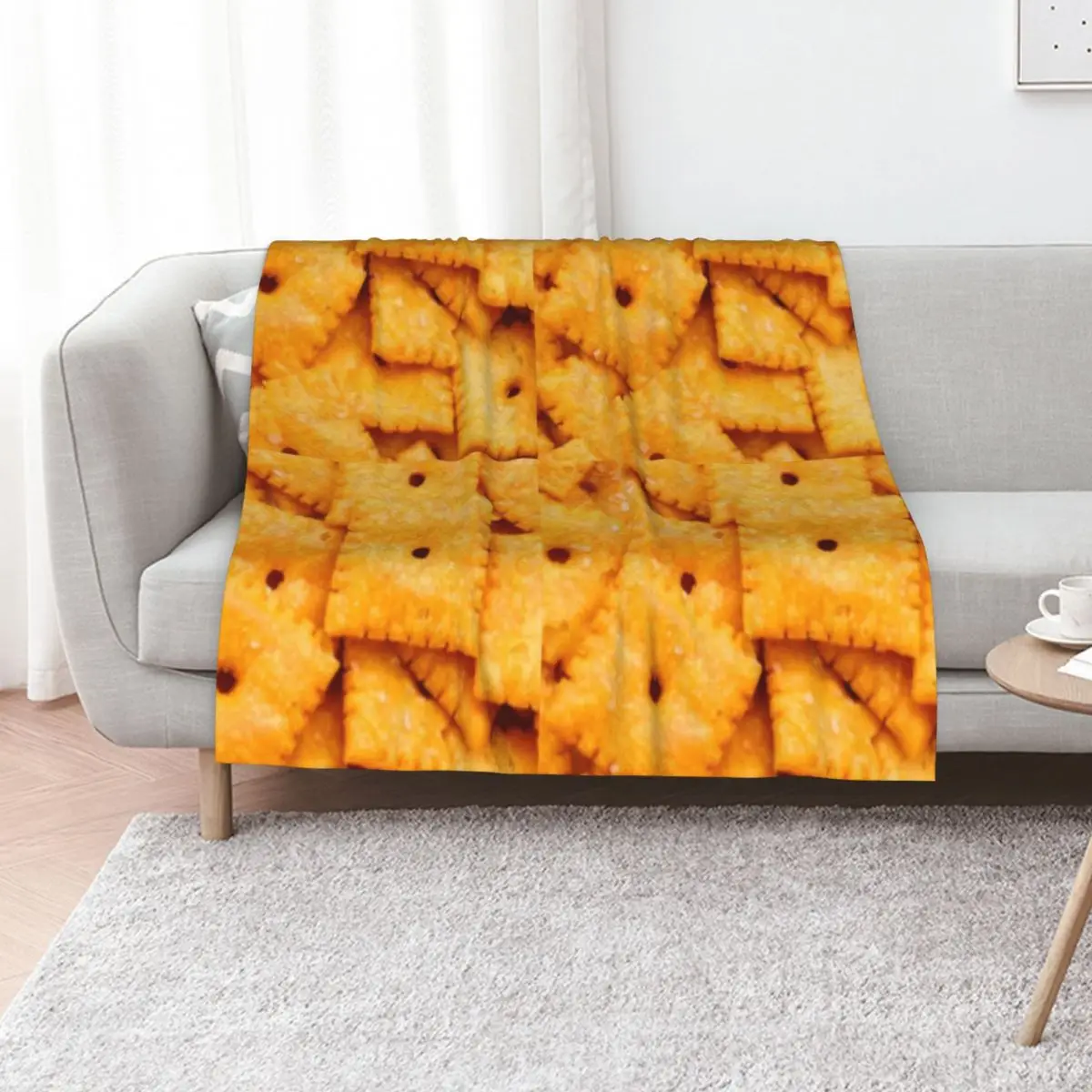 Snacks pattern Throw Blanket Softest valentine gift ideas christmas decoration Designers Beautifuls wednesday Blankets