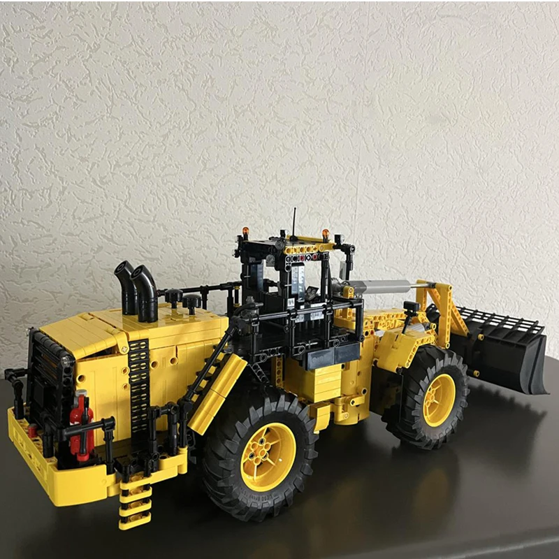 MOC 2147PCS 도시 기술 엔지니어링 RC 1:24 스케일 992K 휠 로더 모델 DIY 크리 에이 티브 아이디어 ChildToy 선물 Technolog 블록