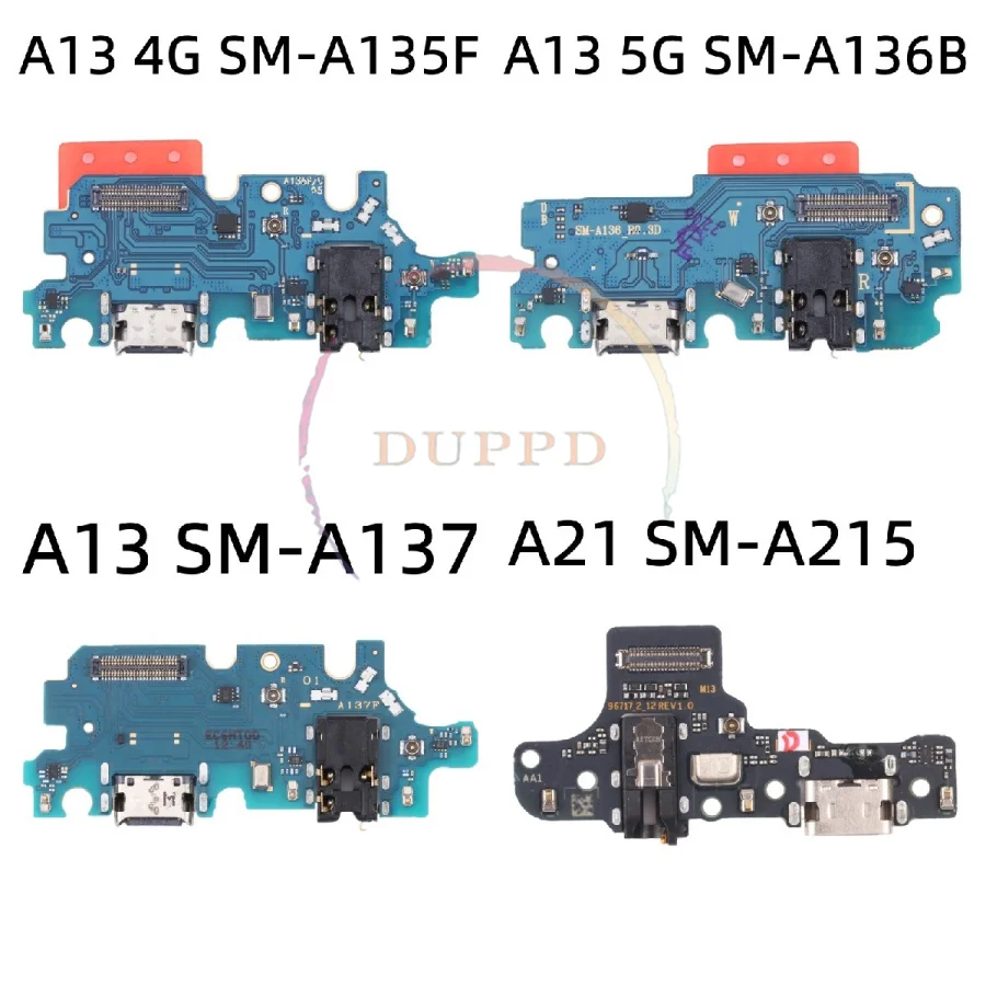 

New For Samsung Galaxy A13 4G SM-A135F 5G SM-A136B SM-A137 A21 SM-A215 USB Charger Charging Board Dock Port Connector Flex Cable