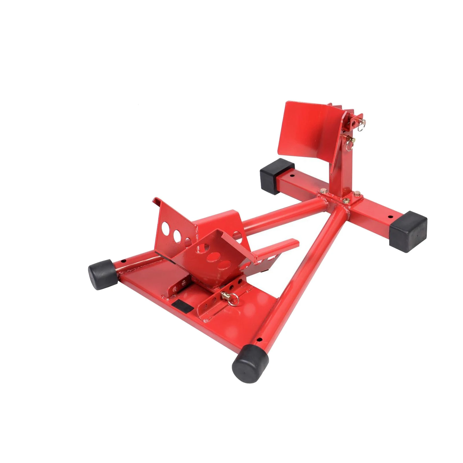 

Universal Motorcycle Wheel Chock,1500 Lb Adjustable Bike Stand for Trailers, Garage, Dirt Bikes, Cruisers or Sport Bikes Adjust