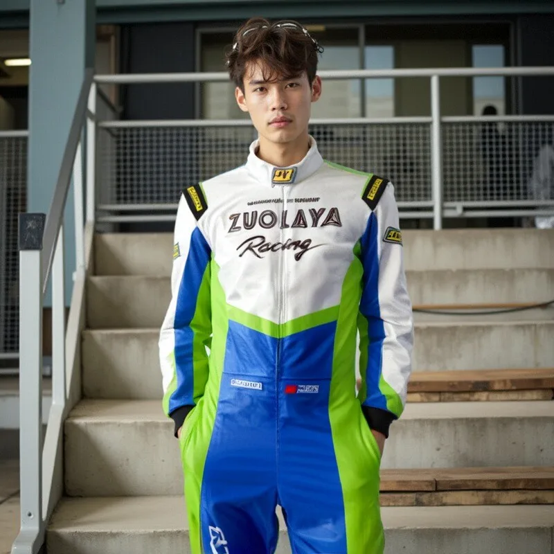 Private Customization Children Adult Couple Waterproof and Breathable Kart Car Beach Off-road Vehicle One-piece Racing Suit