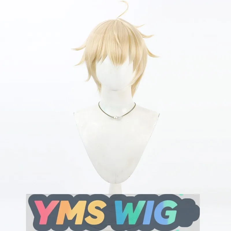 [Peluca YMS]"All The Scum Men Love Me Mouse Cosplay peluca amarilla con punta",