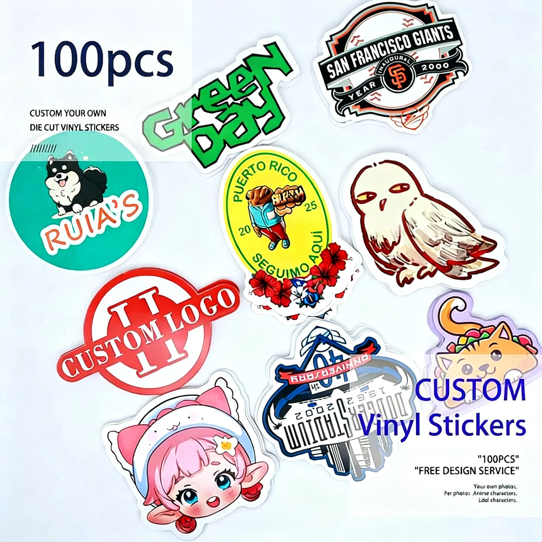 Laptop Accessories Name - Individuelle Aufkleber Wasserdicht Ihr Eigenes Logo