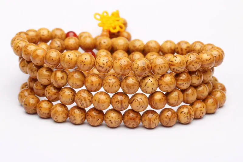 BRO528 Tibetan 108 Polished Triangle Dragon Eye Bodhi Beads Prayer Malas 12mm for Man