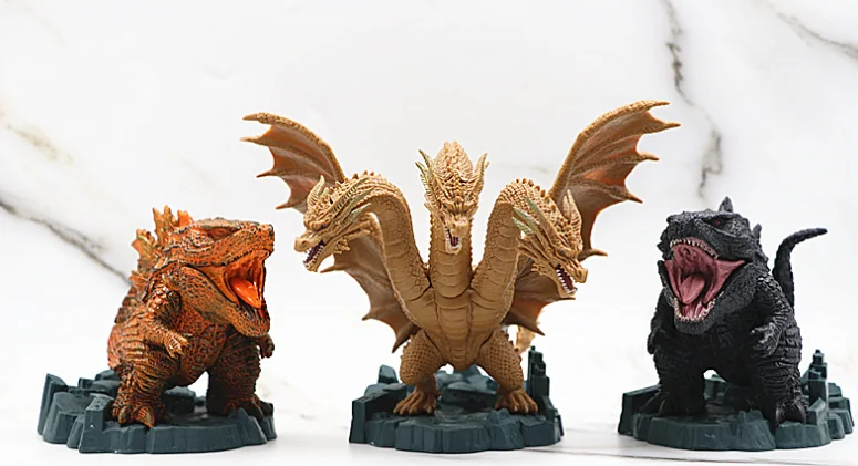 Amine Godzilla King Ghidorah Hydreigon Monster Cute Ver. Static Action Figure Toys