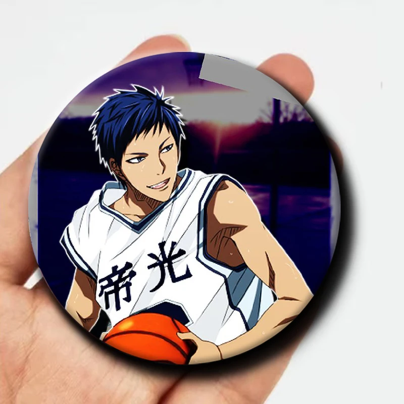Cartoon Character Aomine Daiki Button Pin Anime Role Aomine Daiki Brooch Creative Badge for Backpack