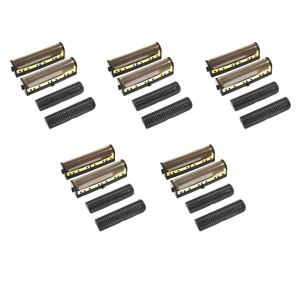 5X ماكينة حلاقة استبدال القاطع صافي + القاطع رئيس ل Andis 17150 17200 قابل للغسل ثلاثية الأبعاد ذكي العائمة شفرة الحلاقة الذهب