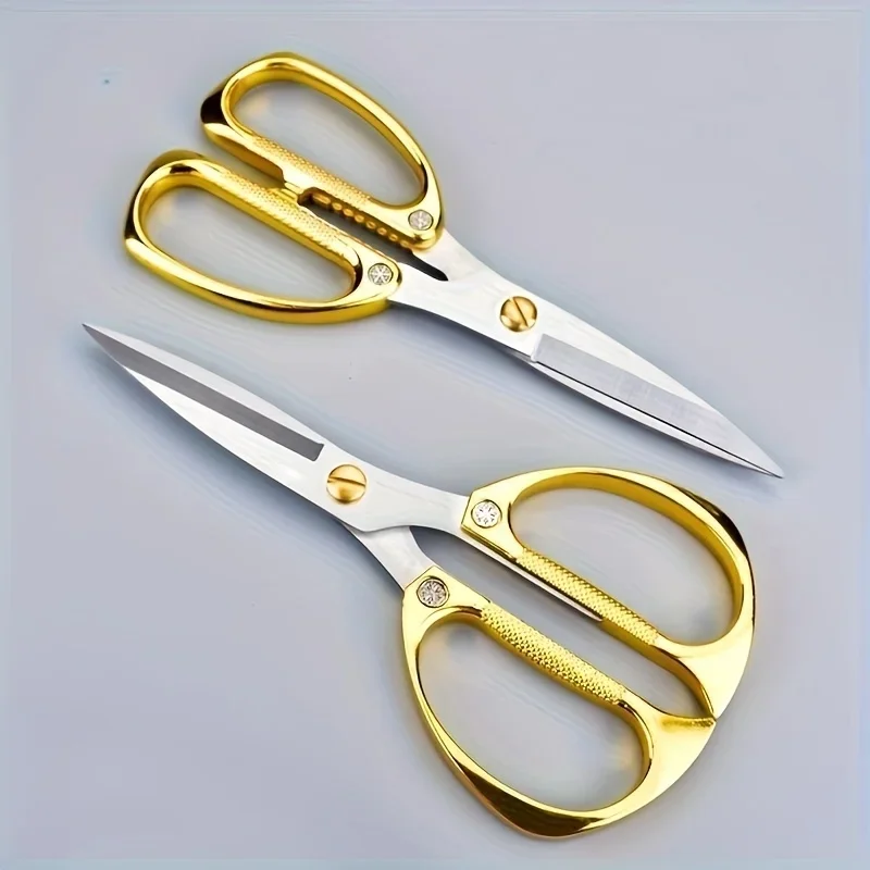 

Kitchen Scissors, Heavy Duty Kitchen Shears Dishwasher Safe, Golden Kitchen Accessories Cooking Shears Kitchen Meat
