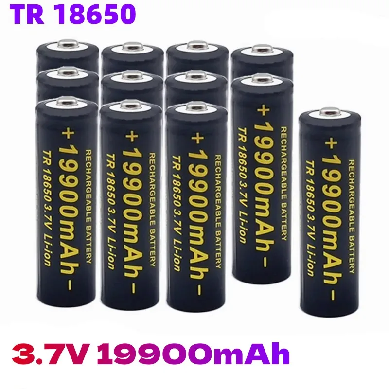 

100% New 3.7 V 18650 Battery 19900 MAH Li-ion Recarregvel Para LED Lanterna Tocha ou aparelhos Eletr Nicos Batteria