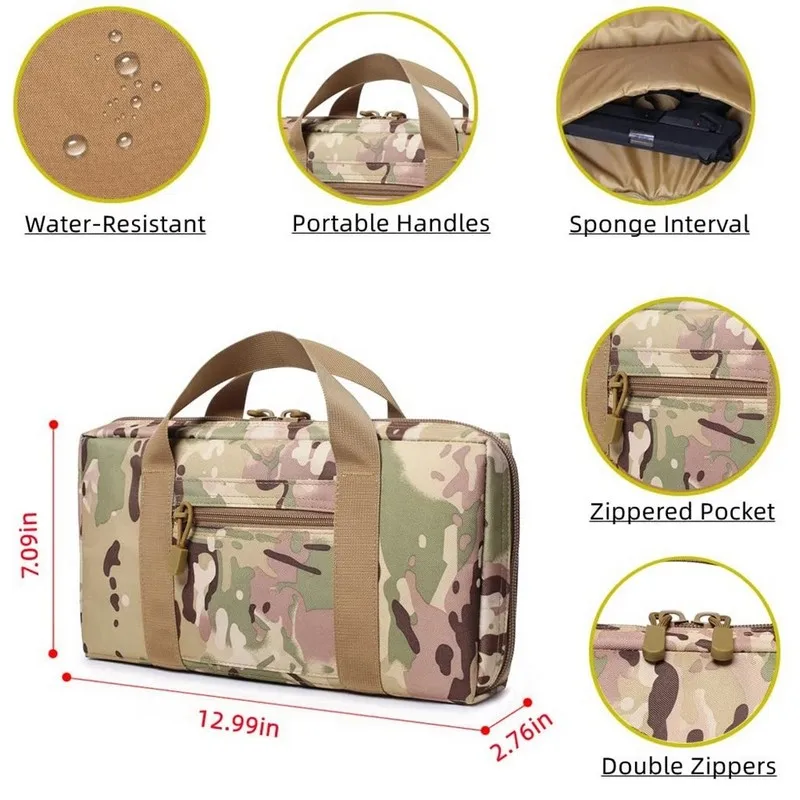 Tactical Storage Gun Bag, A Professional Toolkit for Shooting Sports, Outdoor Hunting, and Tactical Equipment Storage Design