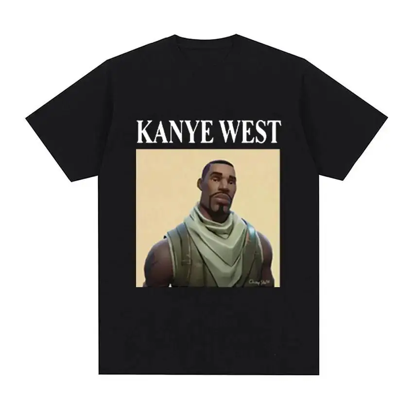 

Funny Kanye West Meme Graphic T-Shirt Men's Women Vintage Hip Hop Rap Casual T Shirts Cotton Short Sleeve Oversized T Shirt Tops