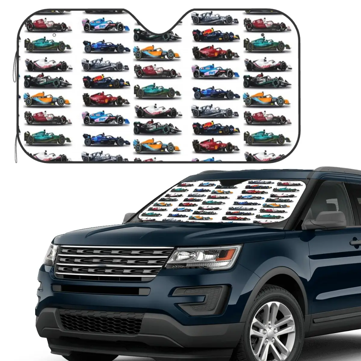 

F1 Все автомобили 2022, солнцезащитный козырек, лобовое стекло автомобиля, солнцезащитный козырек, аксессуары, чехлы