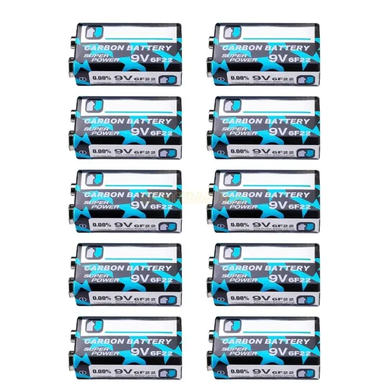 F62C 10 Считается 9V 6F22 батарея высокая емкость срок службы полки несколько электронных устройств