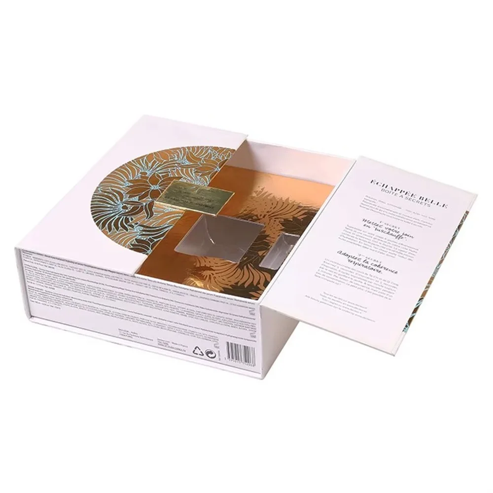 

Custom Luxury Double Opening Gift Box｜Magnetic UV Coated Perfume Packaging Box｜Premium Custom Insert Beauty Box