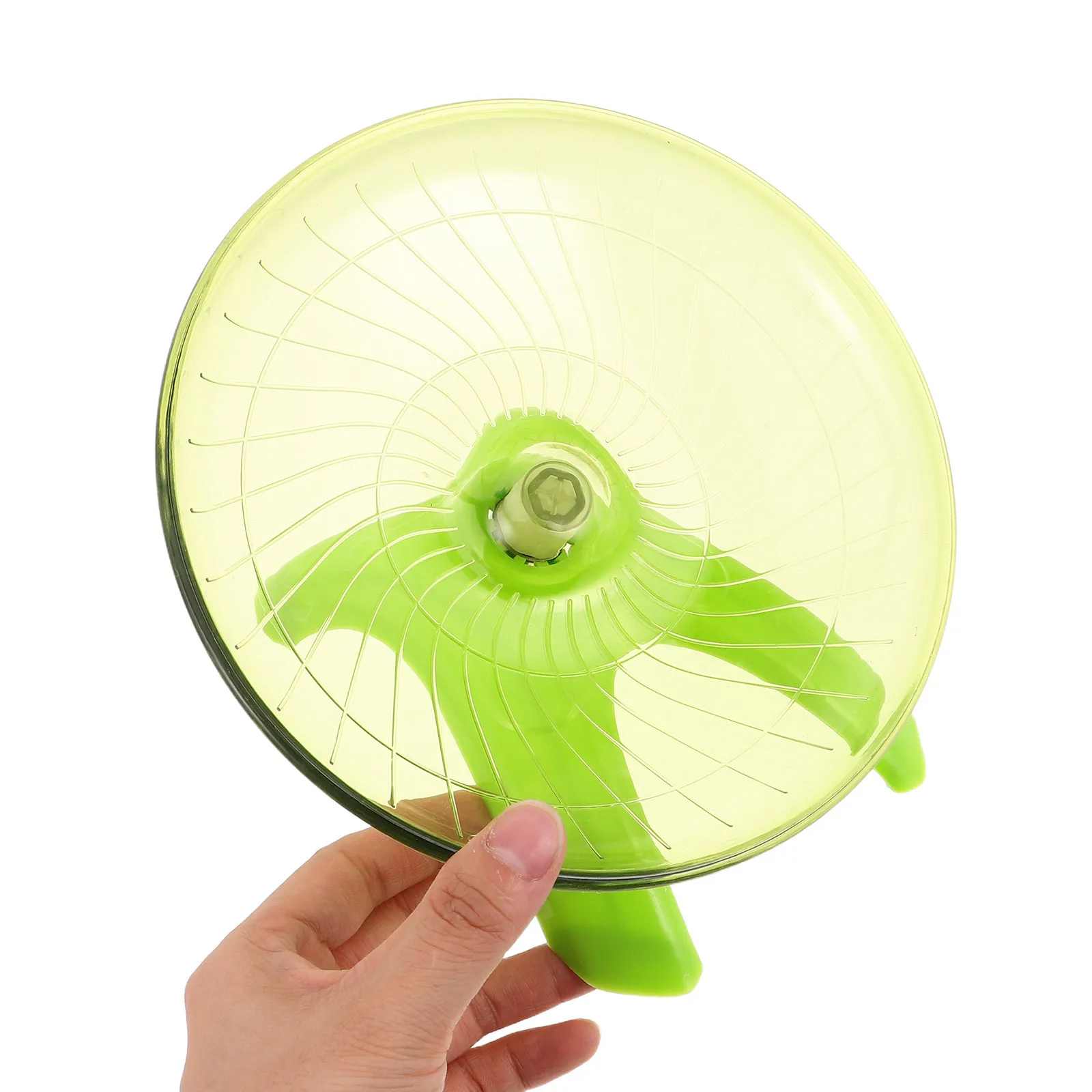 

2Pcs Flying Saucer Hamster Wheel Large Diameter Silent Runner for Small Pets Gerbils Mice Hedgehogs Chinchillas Easy Clean