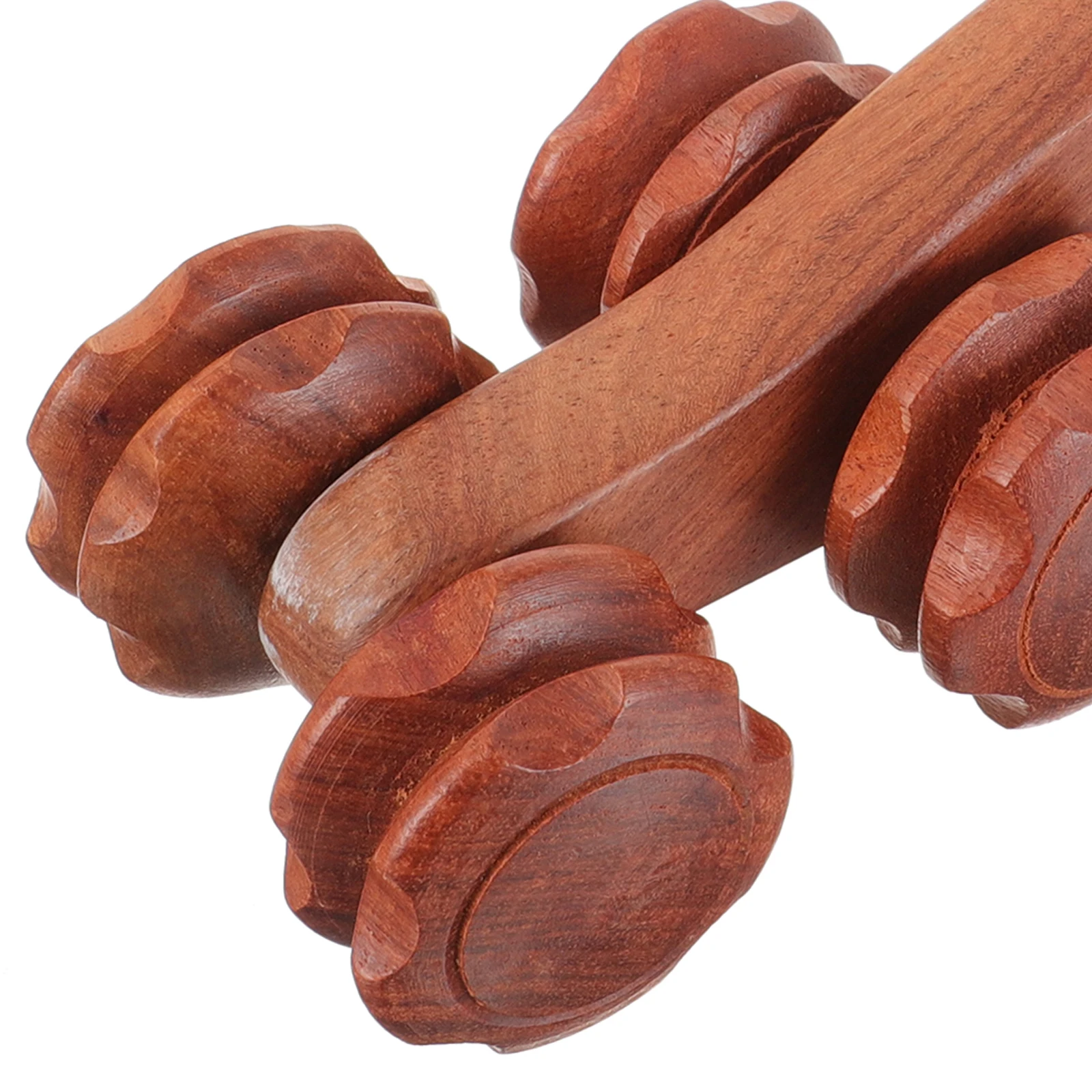 

Natural Wooden Handheld Massager Roller for Face Neck Shoulder Back Foot Durable Portable Body Massage Tool Smooth Finish