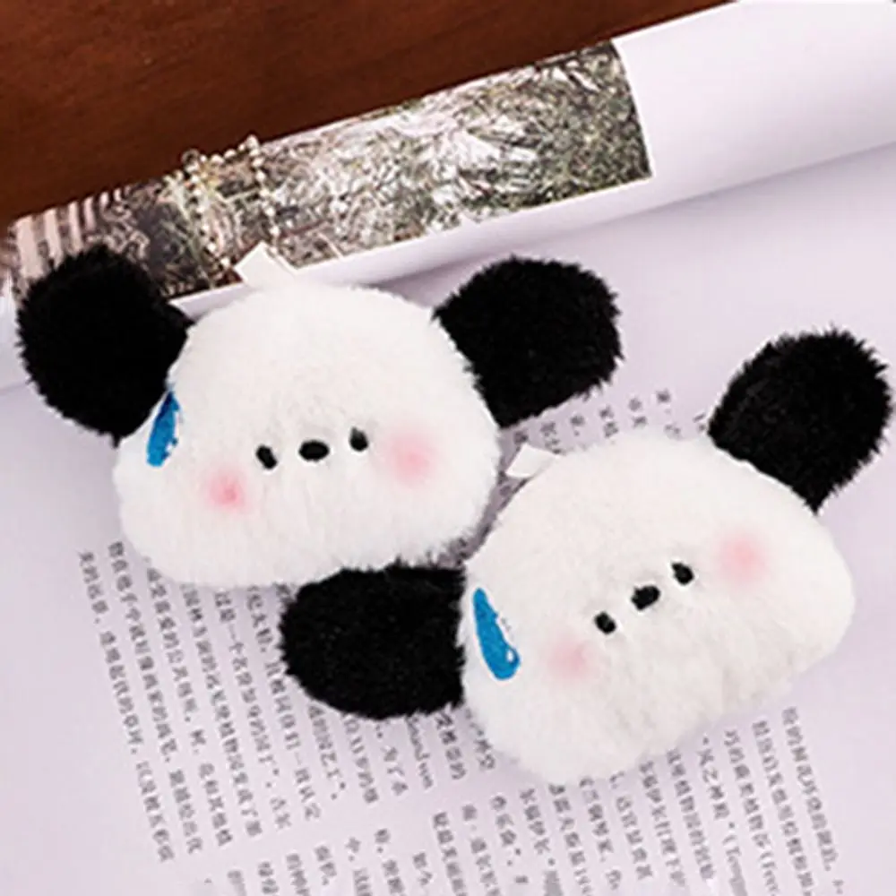 Cute Puppy Dolls Pendant Keychains Cartoon Soft Stuffed Plush Dog Doll Key Chains Unique Design Creative Car Keyrings Backpack