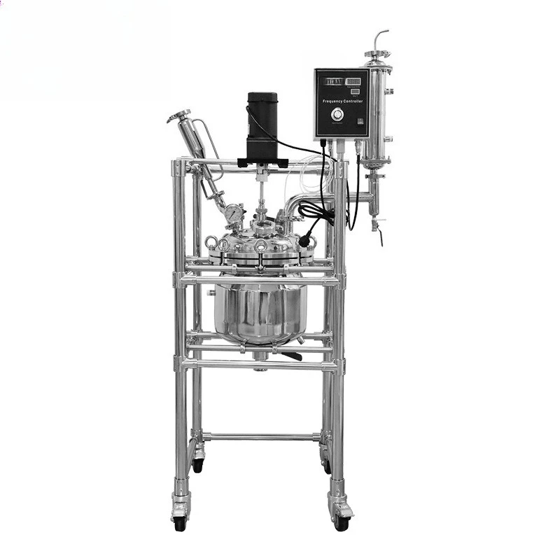 

Laboratory Double Layer Stainless Steel Reactor High Pressure 1L 2L 5L 10L-50L-100L