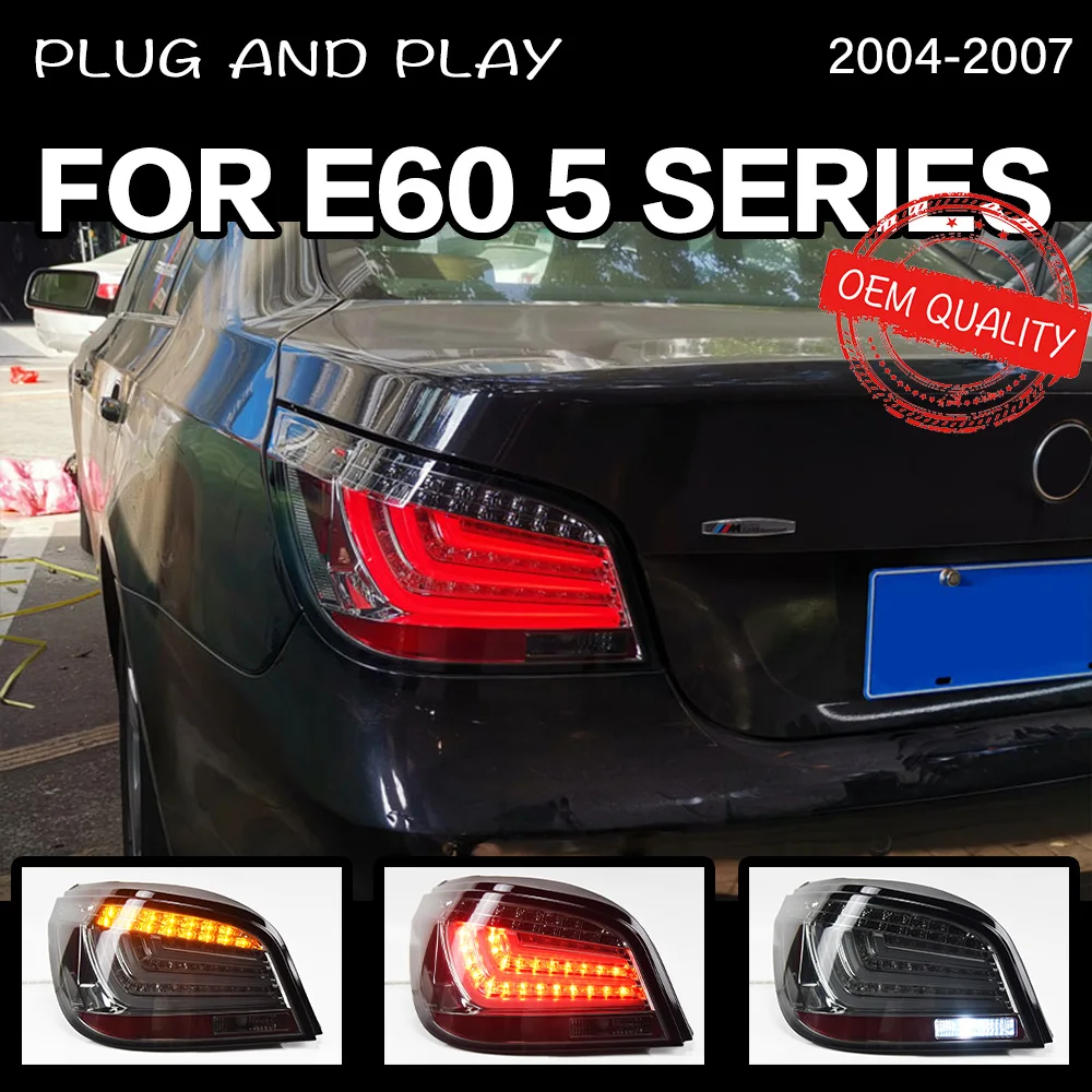 Tail light for BMW E60 520I 530I 2004-2007 автомобильные товары rear lamp LED lights car accessories 523I 525I  taillights