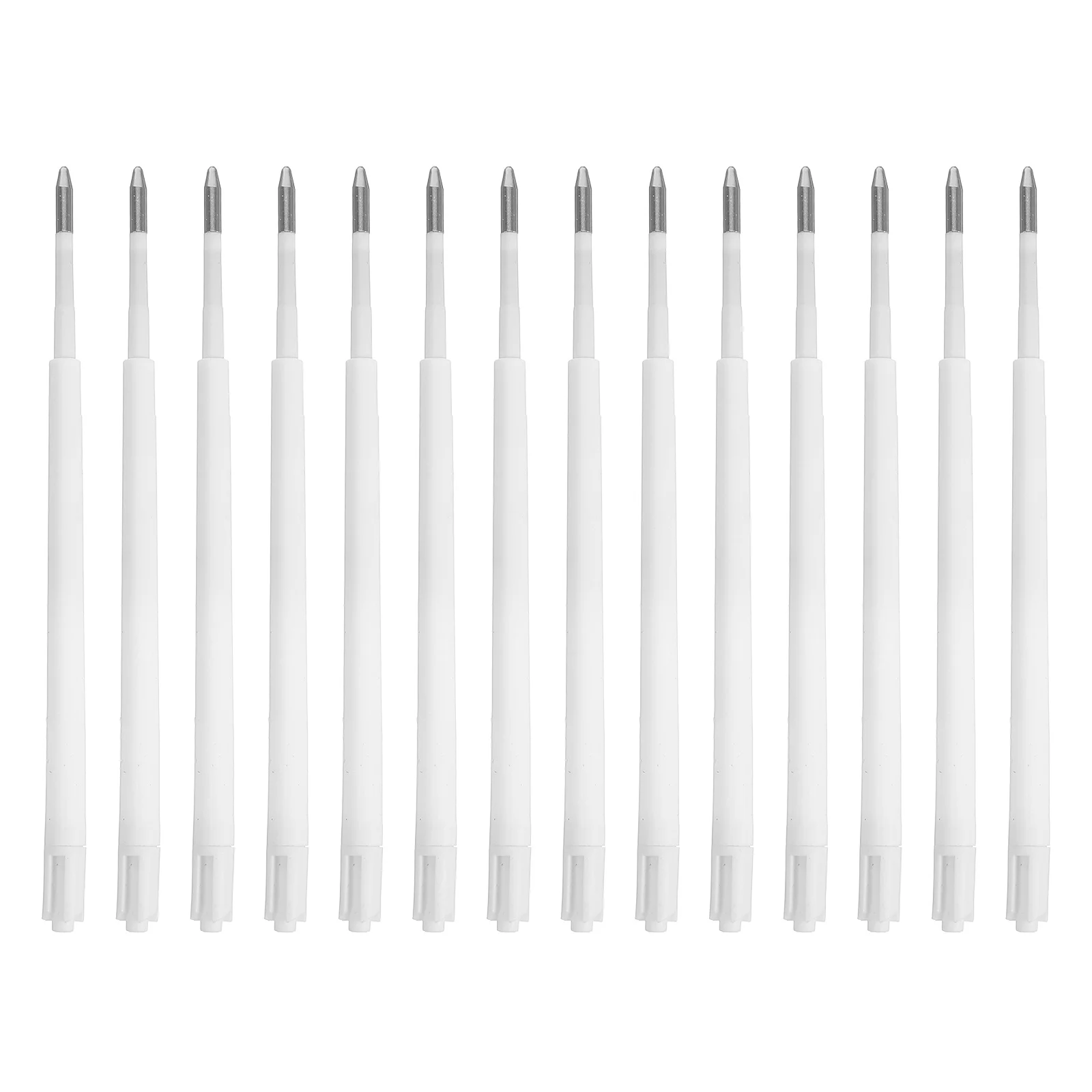 

100 шт. сменных стержней с синими чернилами для ручек-кликеров, для плавного письма, с увеличенным объемом, универсальные, для офиса и школы