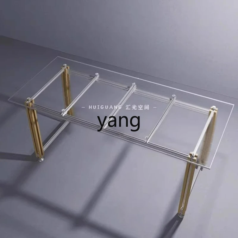 

LTT modern simple clothing store transparent water table multi-functional shoe bag jewelry display bar table