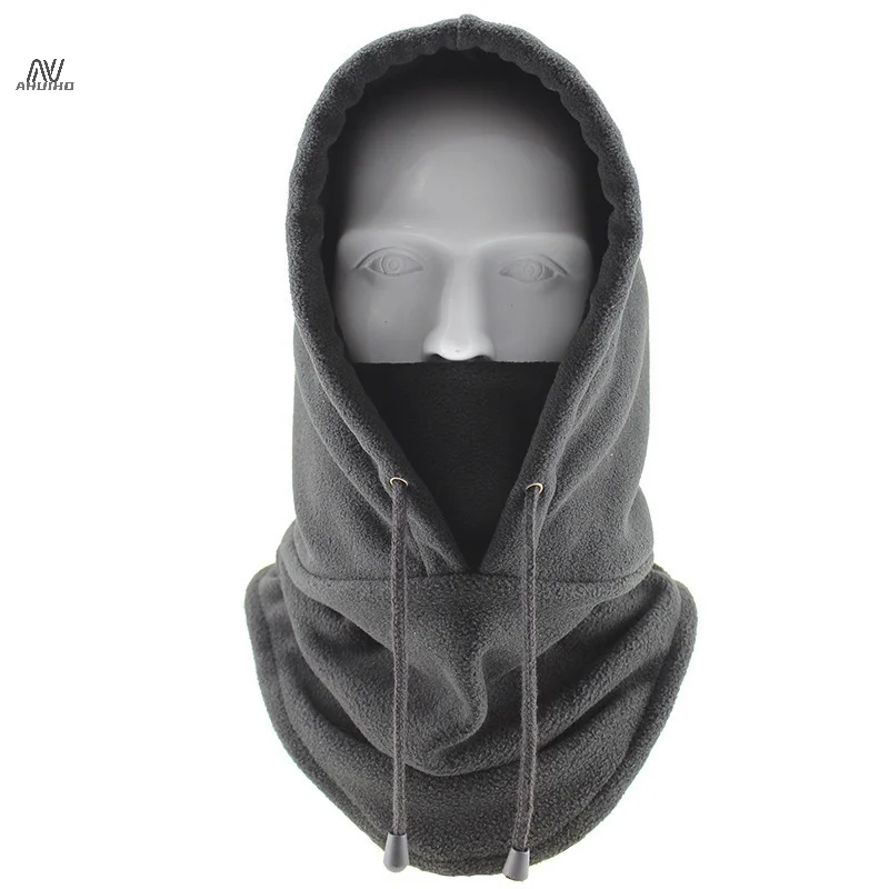 

Fleece Men's Balaclava Winter Hat Beanies Warmer Windproof Full Face Ski Mask Caps Men Bonnets For Women Man