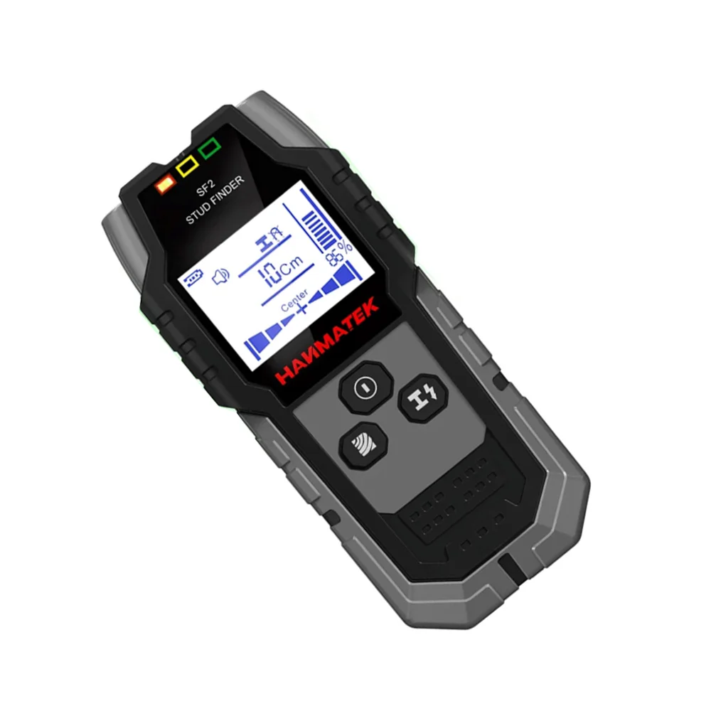 

HANMATEK SF2 4 in 1 Wood Detection Live Cable Detection Metal Depth Measurement Finder wall Detectors for Precise