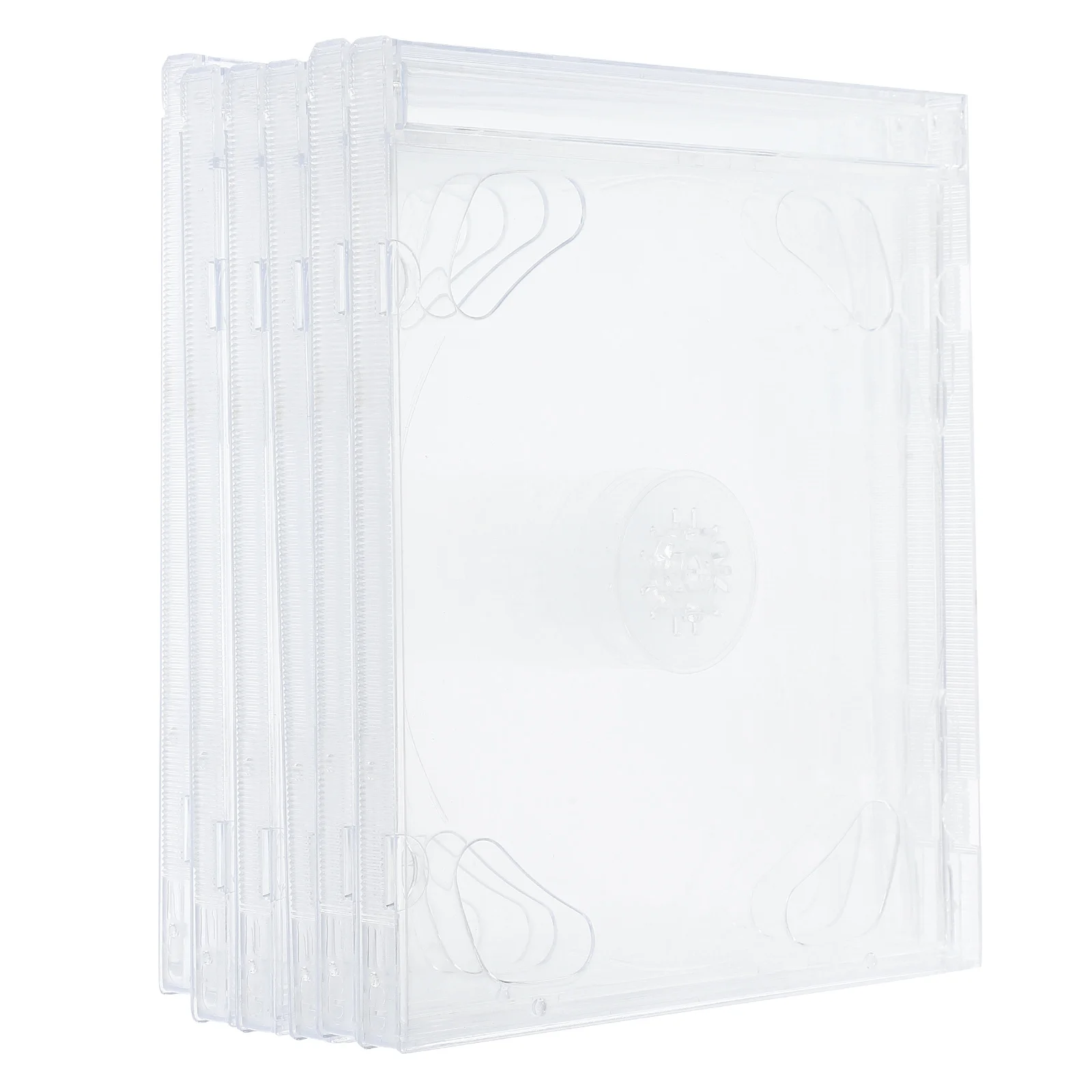 

6Pcs Cd Jewel Case High Durability Smooth Edges No Burr Safe to Use Portable Compact Disc Storage Box for Car Home