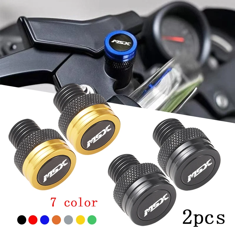 

Motorcycle M10*1.25 Aluminum Screws Bolts Mirror Hole Plugs Cap For HONDA GROM MSX125 MSX 125 2014-2025 Accessories