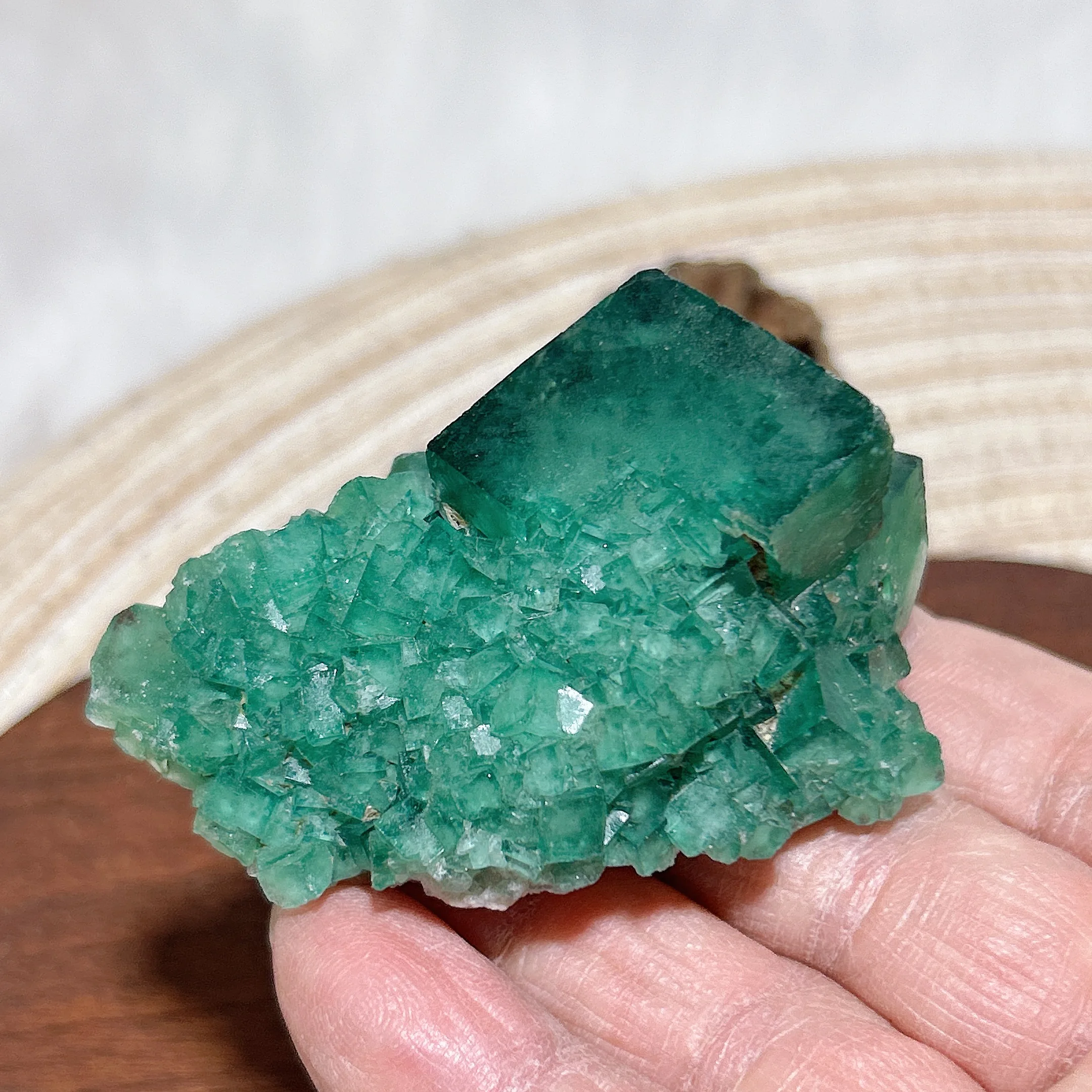 Healing Natural Crystals Green Fluorite Cube Specimen Raw Stone High Quality Gemstones Home Decorations Room Decor Mineral