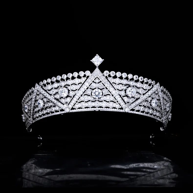 

New Baroque Vintage Princess Royal Crown Women's Dress Accessories Jewelry Suitable for Wedding Festival Host Bridal Gift H-35