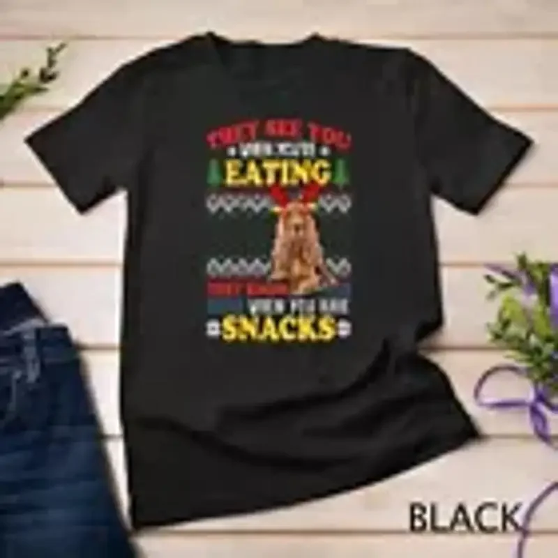 Cocker Spaniel Ugly Christmas Dog Lover Xmas Gift Unisex T shirt