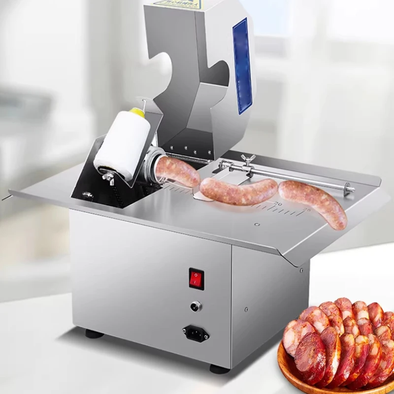 

Automatic Wire Tying Machine Stainless Steel Commercial Sausage Wire Tying Machine 220/110V Electric Sausage Twisting Machine