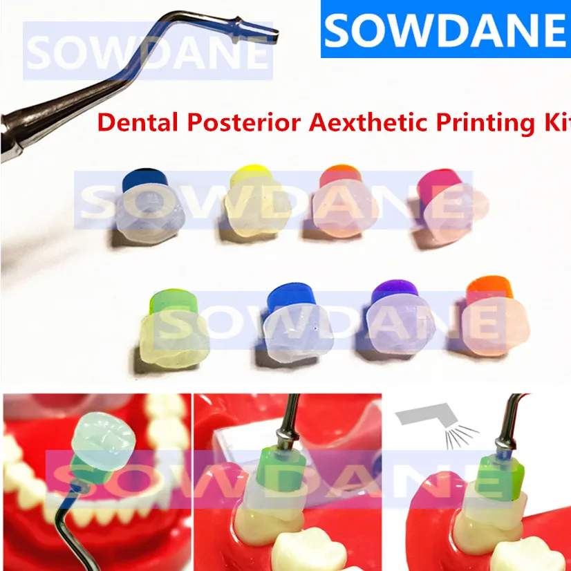 Dental Aesthetic Printing Mold Restoration of Posterior Teeth Printing Mould Dental Resin Composite Trimmer Spatula Tool