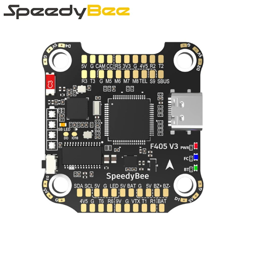 Speedybee F405 V3 50A 30*30 FC&ESC Egymásra rak BLS 50A 4-in-1 50A*4 ESC & F405 V3 betaflight/ INAV Madárraj vezérlő számára RC FPV drón