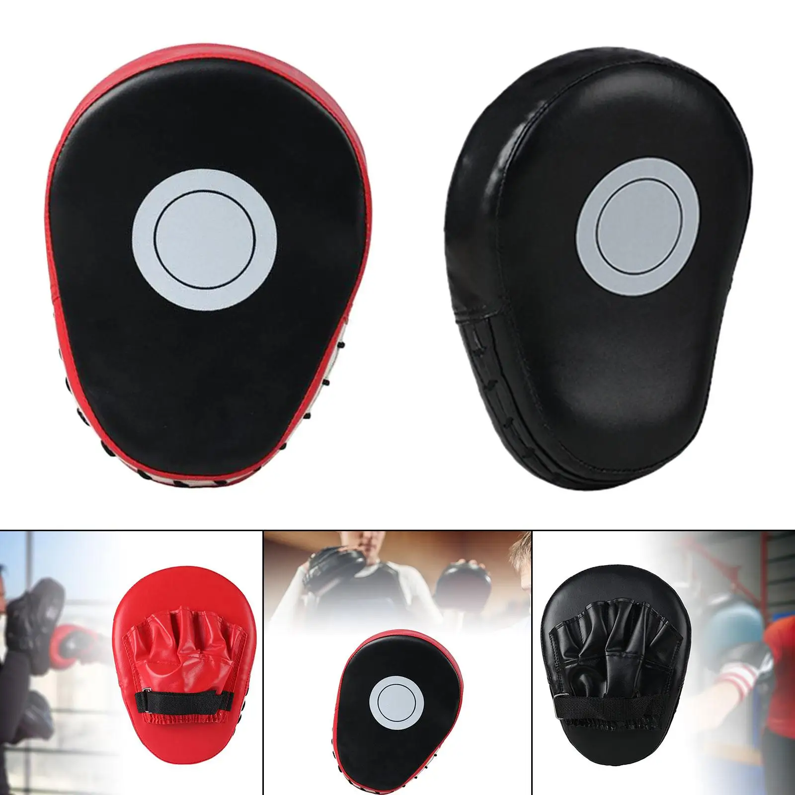 Training Hand Pad guanti da pugno curvi accessorio Hand Target Boxing Pad per arti marziali Kickboxing Coaching Strike Practice Mma