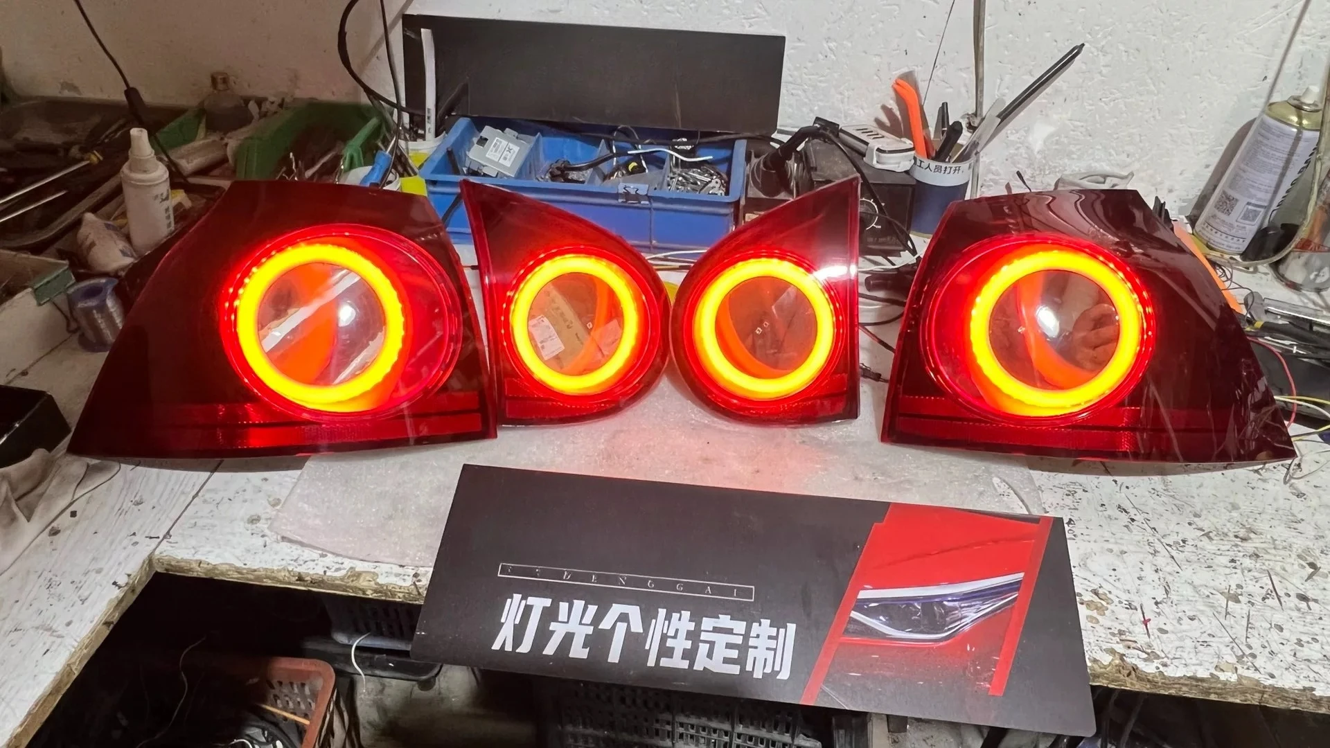 Car LED Tail Light for Volkswagen vw Golf 5 GTI R32 Rear Taillight Brake Driving Reversing Lamp Turn Signal