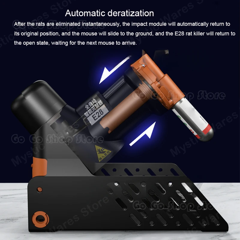 Home Smart Automatic Rat Trap Kit Humane Mousetrap Mouse Trap Machine Rodent Killer Non-Poisonous Killing Mice Controller