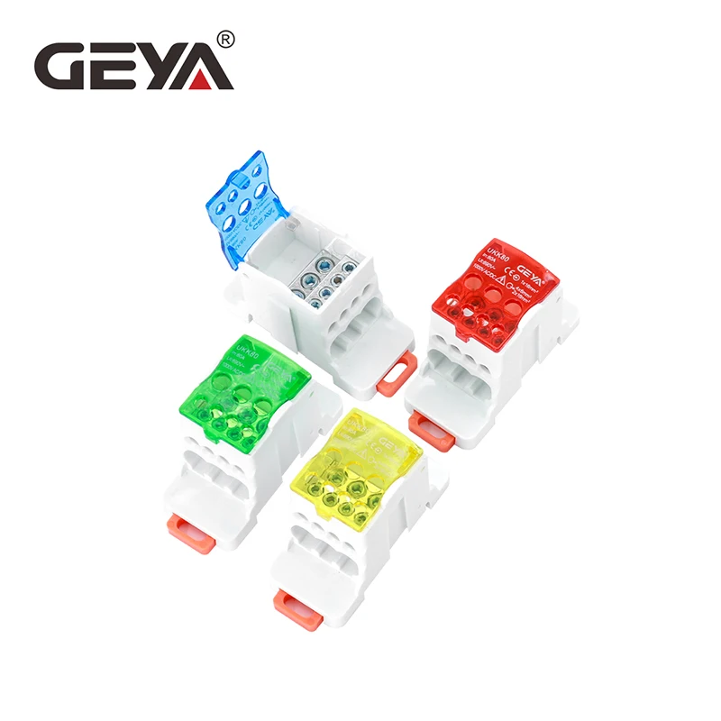 GEYA UKK-80A Single-Stage Splitter Box Wire Connector High-Current Household Into A Multi-Outlet Terminal Block