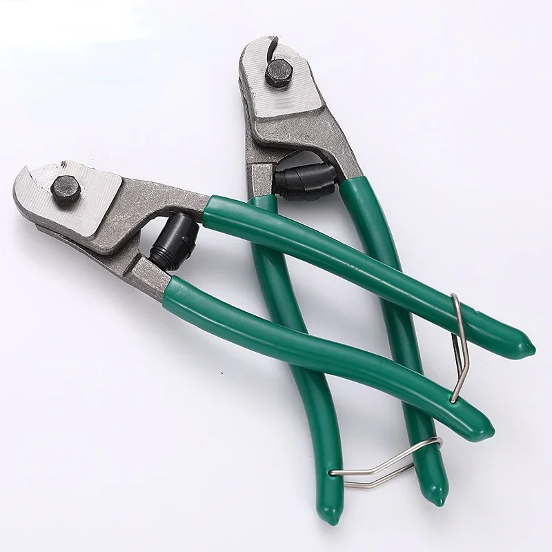 8 Inch Heavy Duty Hand Wire Rope Cable Cutter, Alloy Steel, QuenchingTreatment,  Operation Steel Cable Cutter for Cutting 0-6mm