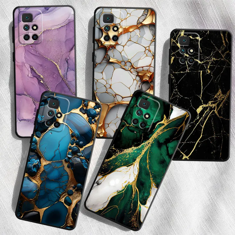 Senior Marble Phone Case for Redmi Note 11 Pro 9 8 7 10S 12S 9S 11S 10 Pro 12 9T 8T 10 13 TPU Soft Cover