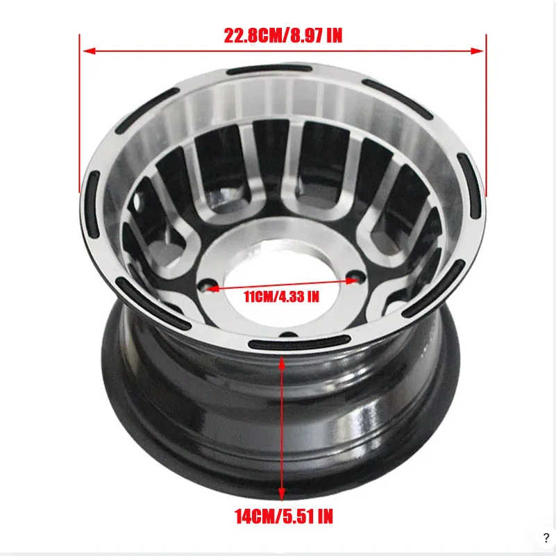 19x7-8 18x9.50-8 21x7-8 Tubeless Tire For 8-inch Front And Rear Wheel Hub Of Atv Four Wheel Motorcycle Beach Car Kart