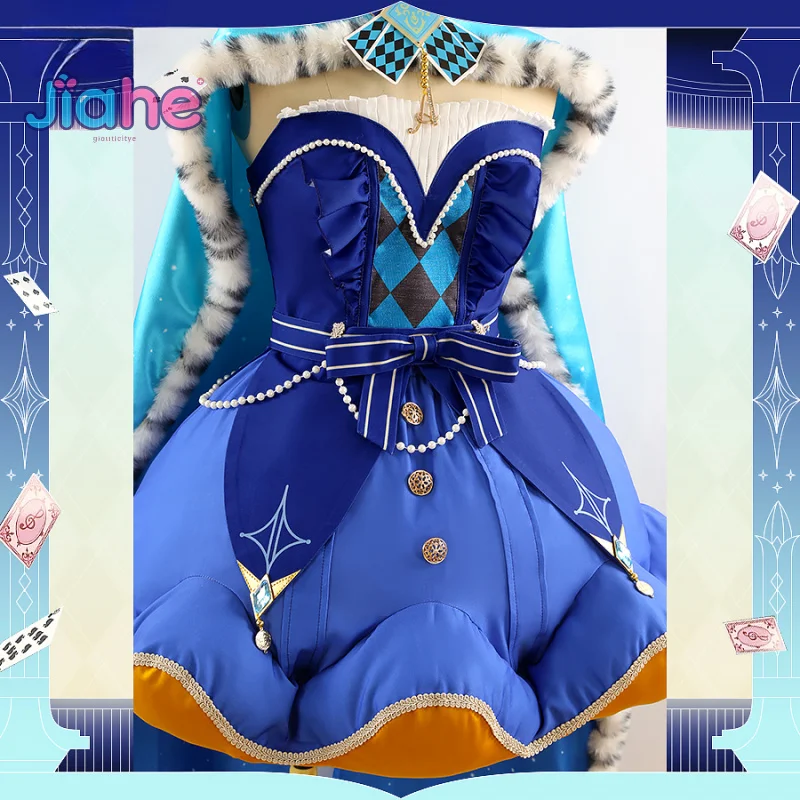 Miku Project Sekai colorido escenario! Feat Cosplay corona de traje disfraz de PJSK Halloween carnaval dulce vestido de Lolita Prop peluca conjunto