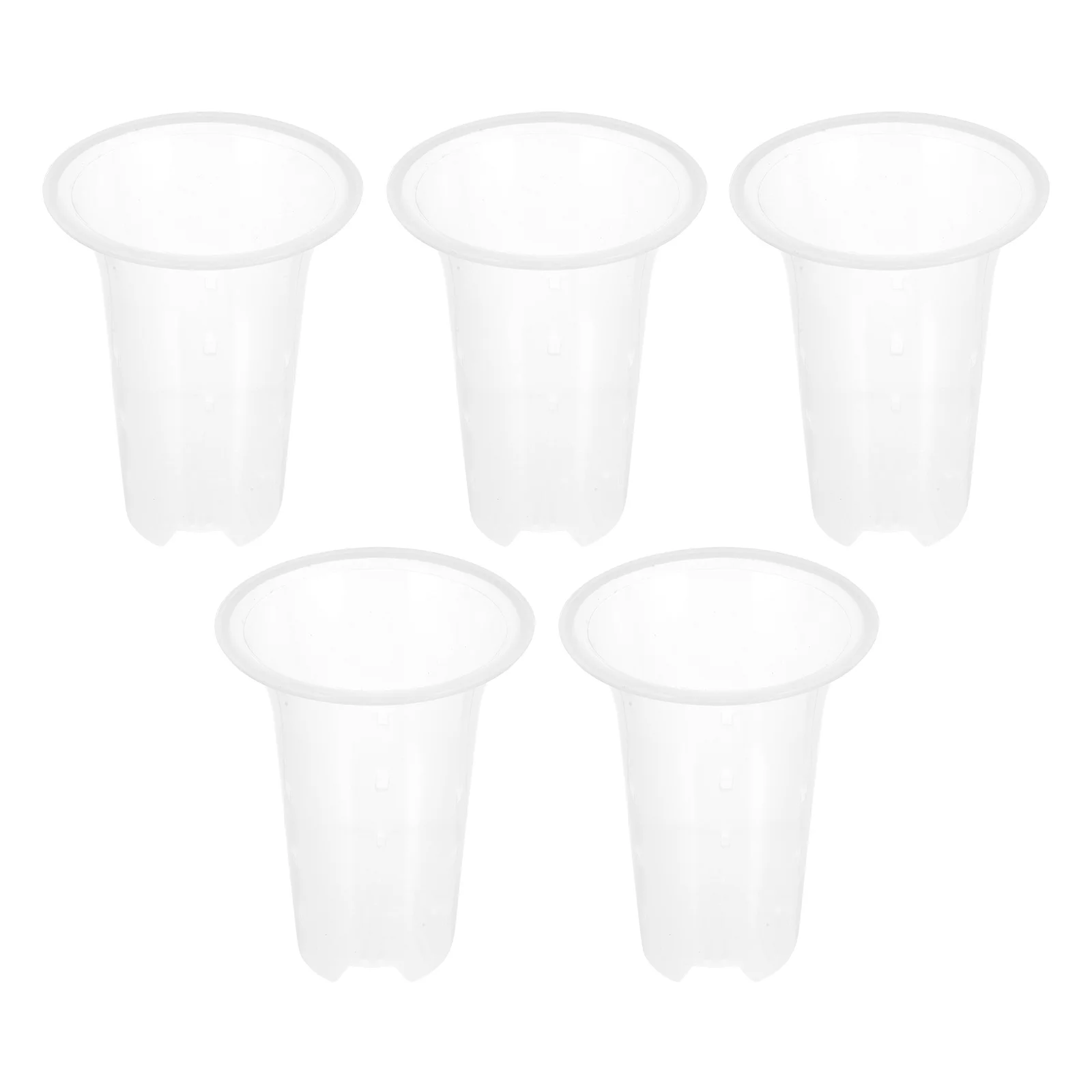 5pcs Orchid Planting Pot Thicken Drainage Lightweight Flowerpots For Plant Transplantation Garden Supply Balcony Decoration