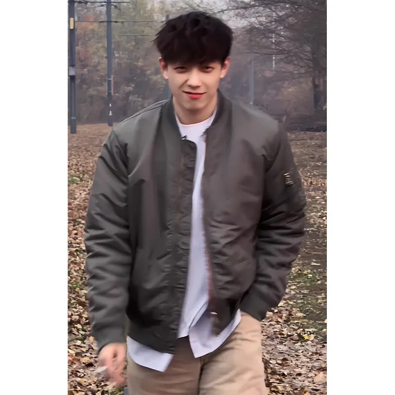 

Американская утепленная мужская куртка-пилот, осенне-зимняя, винтажная, рабочая, хлопковая, в стиле бейсбольной формы, верхняя одежда